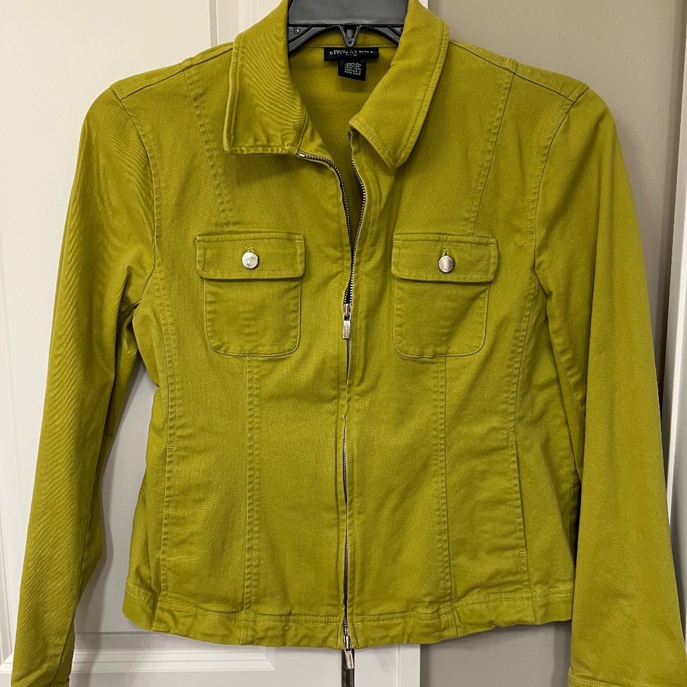 Bright Green Ladies Jacket Size PL